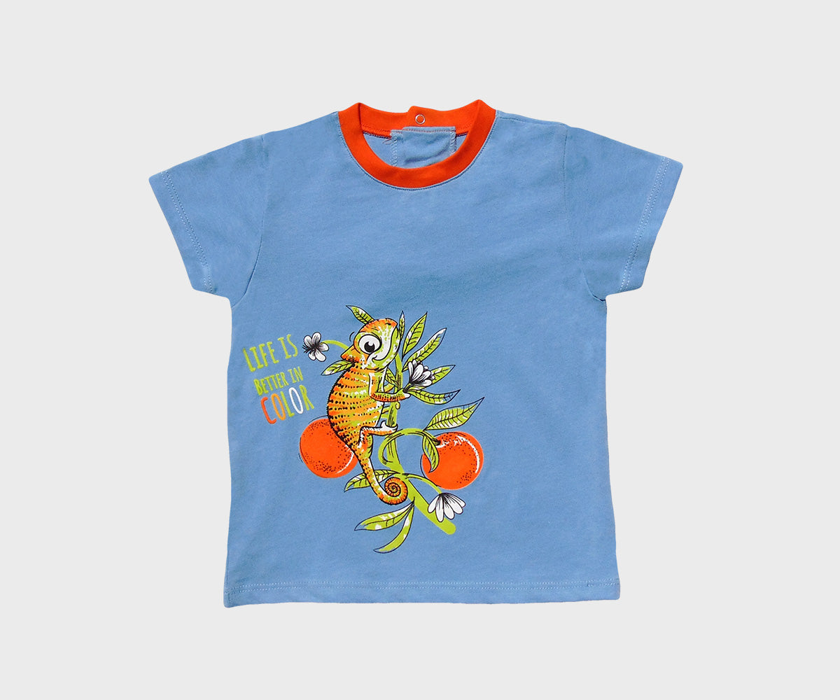Tricou cu Maneca Scurta si Imprimeu