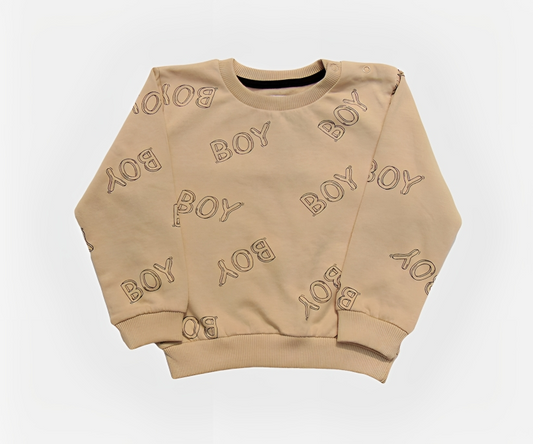 Bluza Crem cu Imprimeu