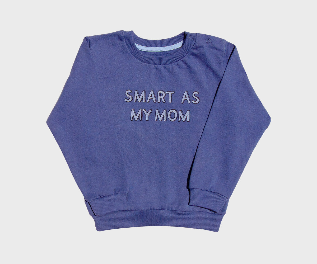 Bluza Albastra cu Maneca Lunga