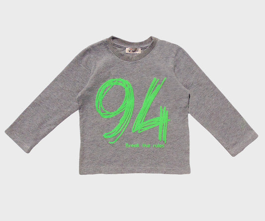 Bluza Gri cu Imprimeu