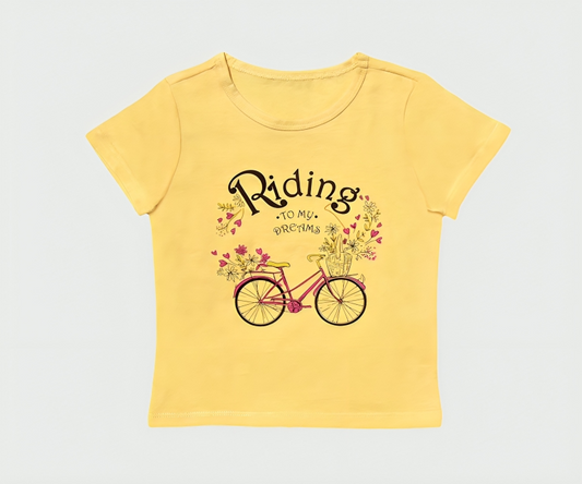 Set Pijama Imprimeu cu Bicicleta
