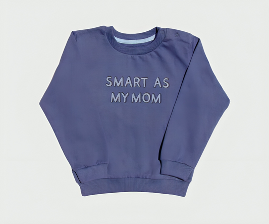 Bluza Albastra cu Maneca Lunga