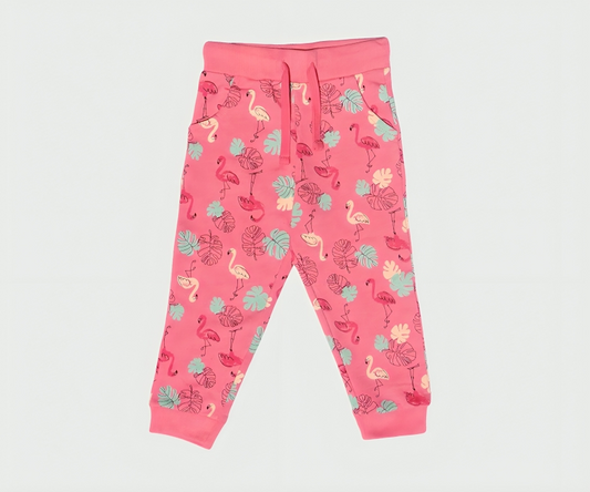 Pantalon Trening Roz Imprimeu