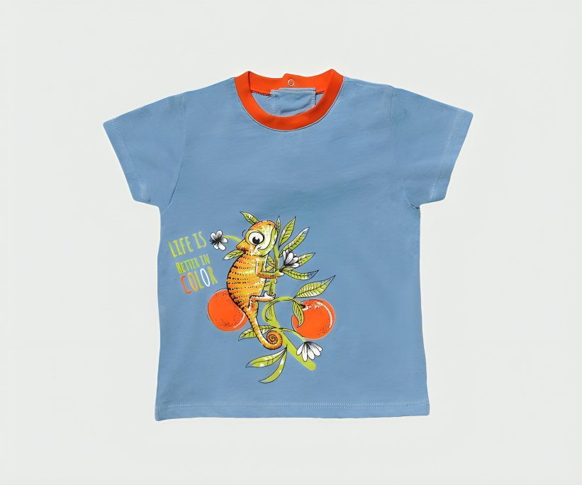 Tricou cu Maneca Scurta si Imprimeu
