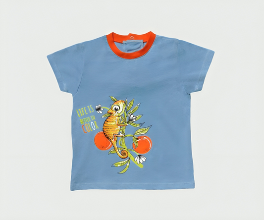 Tricou cu Maneca Scurta si Imprimeu