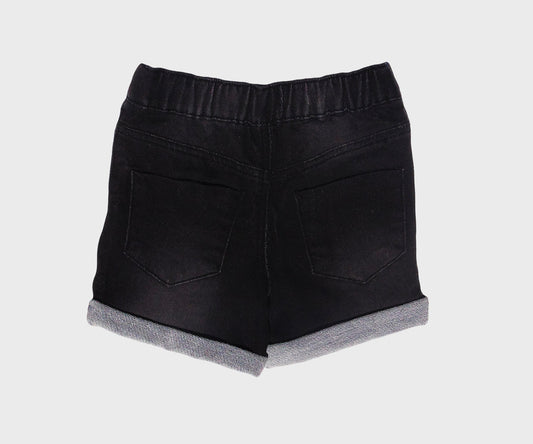 Pantaloni Scurti Denim Negru