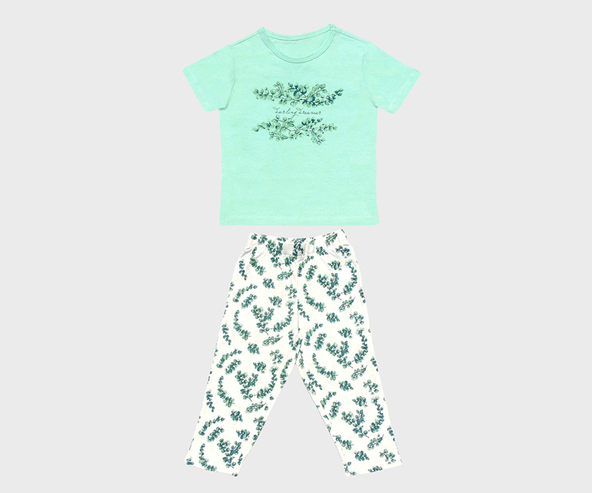 Set Pijama Top Verde